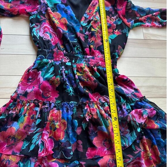 Romantic floral mini dress by Charles Henry - Picture 6 of 8